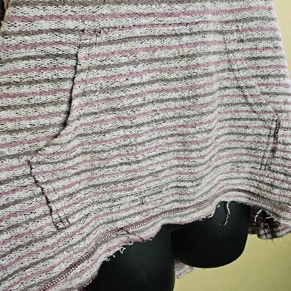 Free People Sleeveless French Terry Hooded Sweater